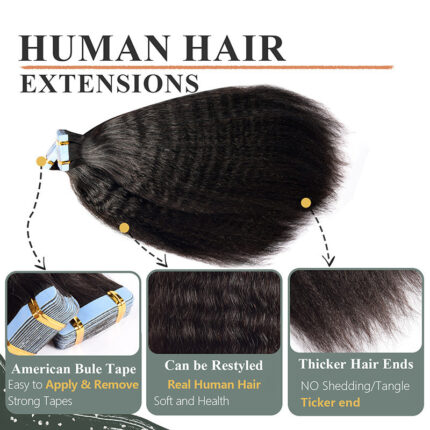 Unsichtbare Echthaar Extensions – Seamless & Nahtlos